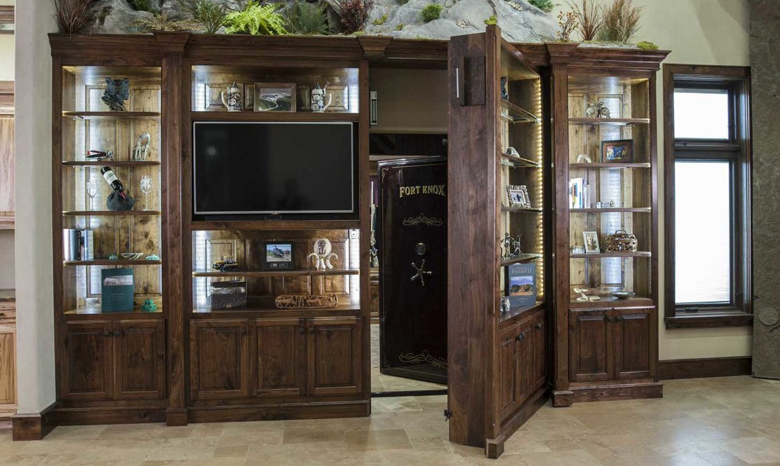 hidden custom home vault
