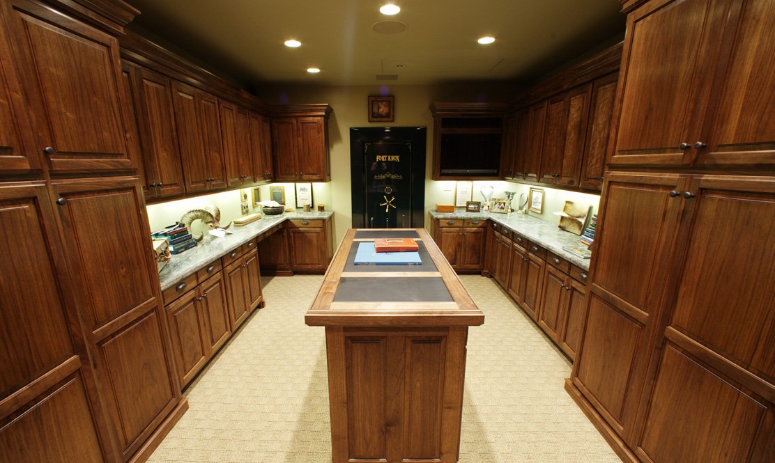 custom home vault